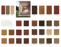 Sico Stain Color Chart